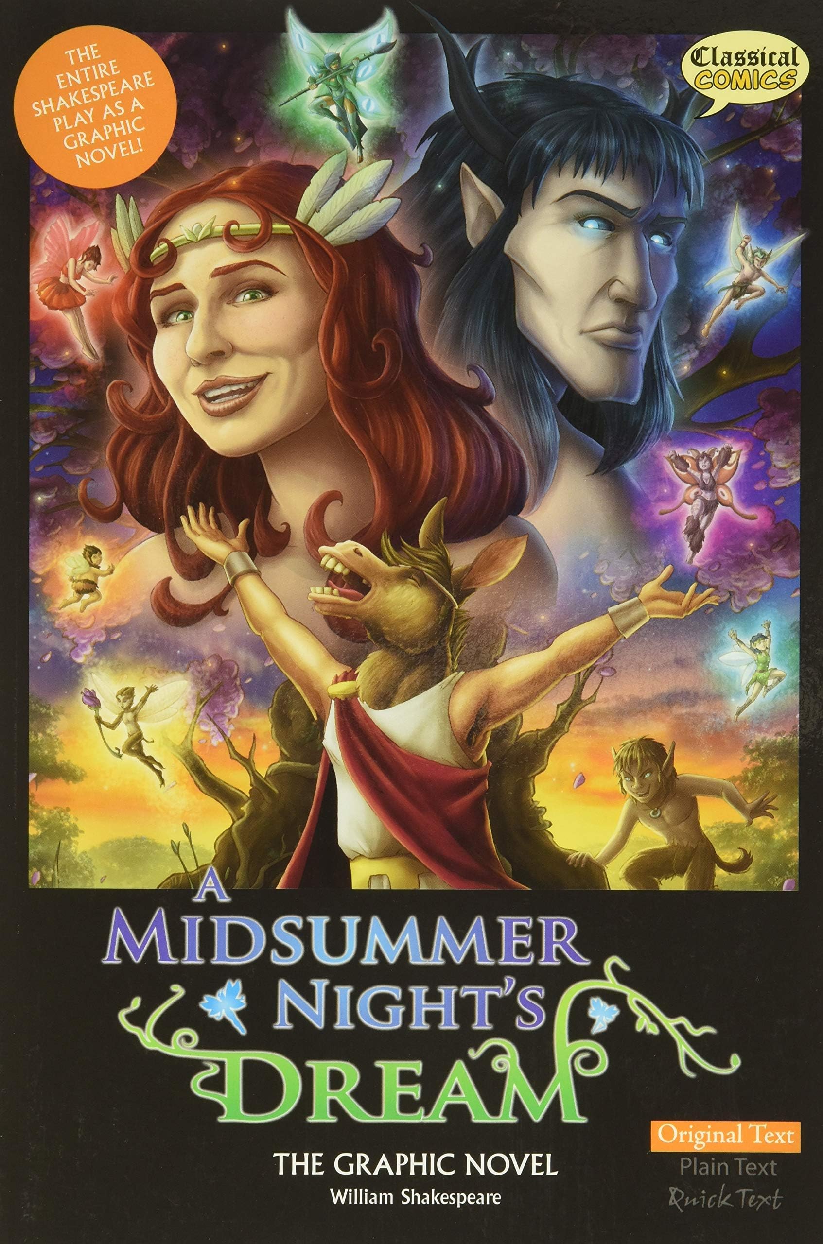 A Midsummer Night's Dream The Graphic Novel: Original Text (Classical Comics)