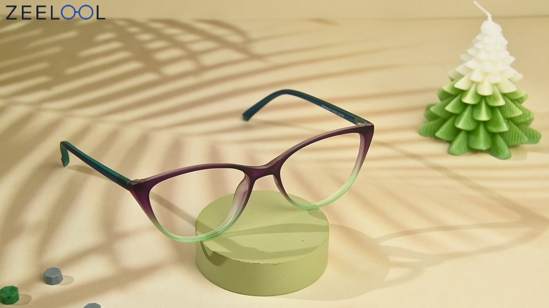 Zeelool Double Color Cat Eye Glasses Lucy FP0300-01 : Amazon.ca