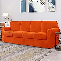 Vista 149 de CHUN YI - Funda elástica para sofá (7 piezas), funda para sofá de 3 plazas con tres respaldos y cojines separados con banda elástica, tela jacquard