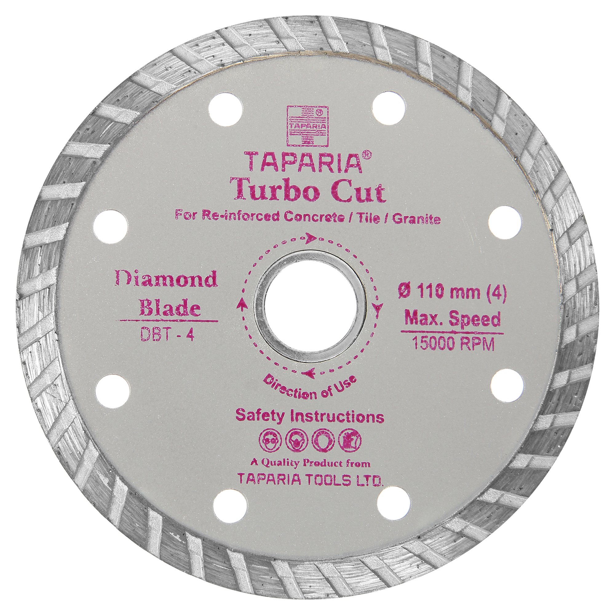 See full amazon price history chart for Taparia DBT-4 110Mm Diamond Cutting Blade Turbo Cut (Pack of 10) Taparia DBT-4 110Mm Diamond Cutting Blade Turbo Cut (Pack of 10) (B073R161TC) Amazon Price History, Amazon Price Tracker