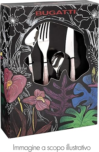 Miniatura 7 de BUGATTI - Cubertería Aladdin de 24 piezas Color LillàNácreo