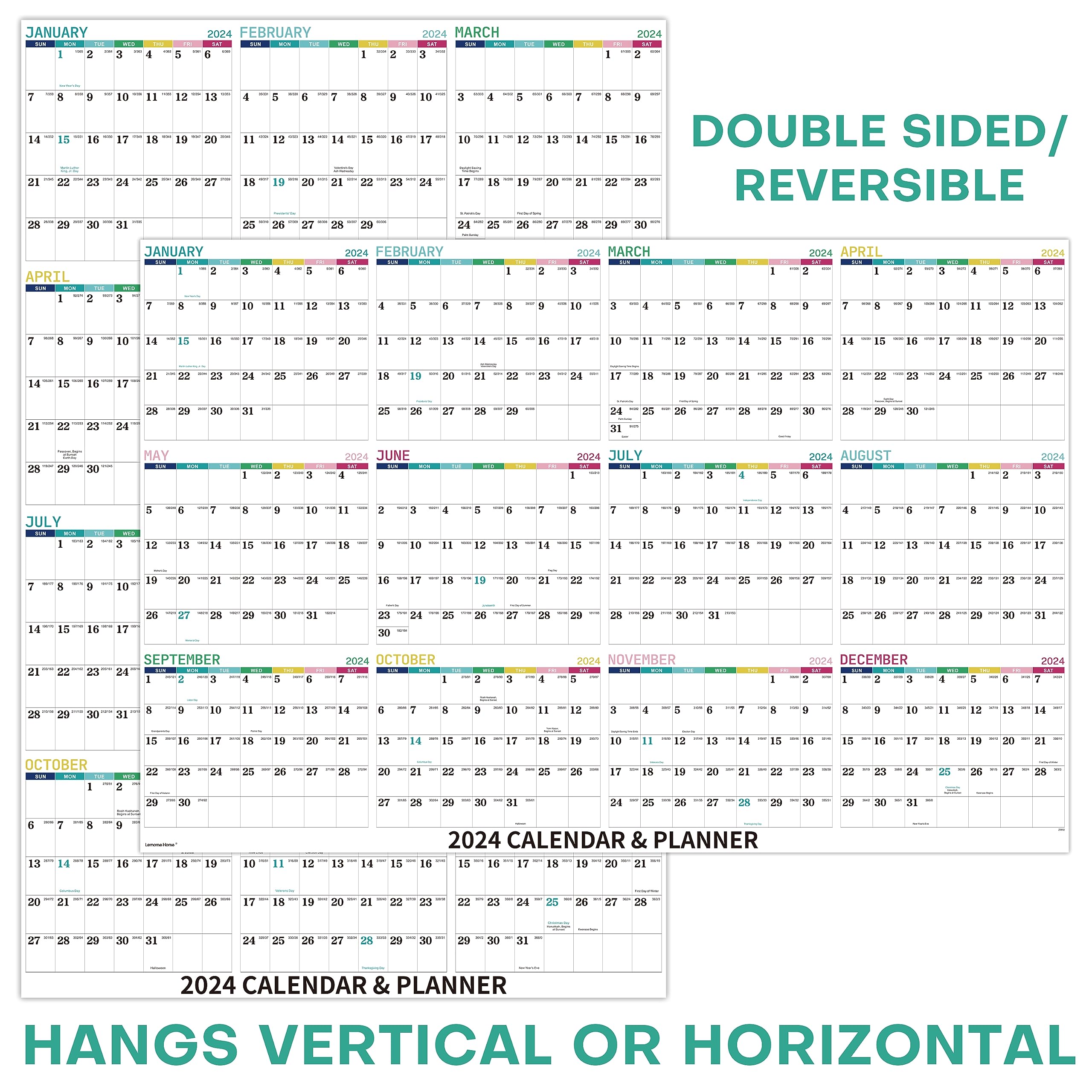 Buy Dry Erase 2024 2024 Yearly Wall , January 2024 December 2024