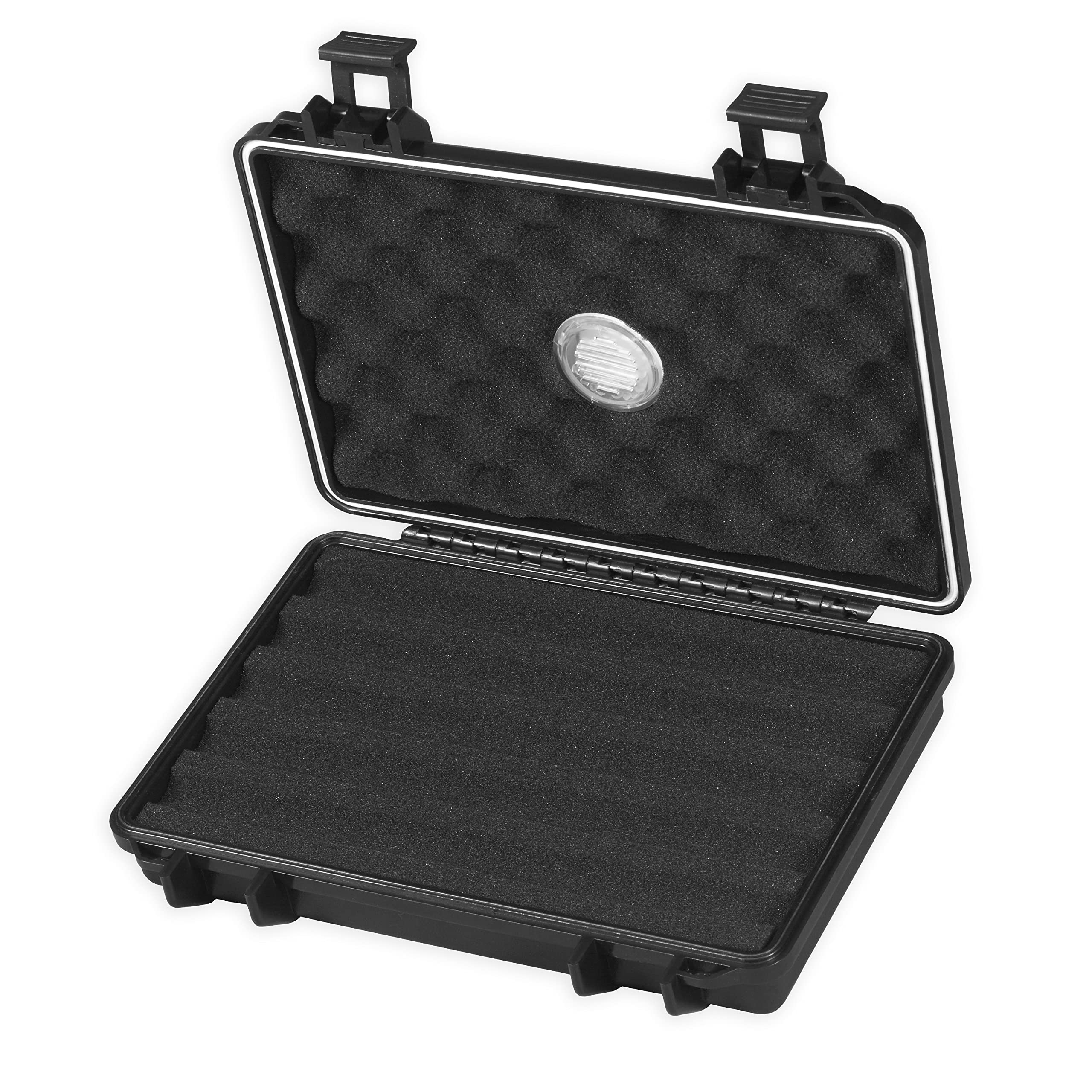 Buy Gurkha Travel Cigar Humidor Holds 5 Cigars Black Waterproof with