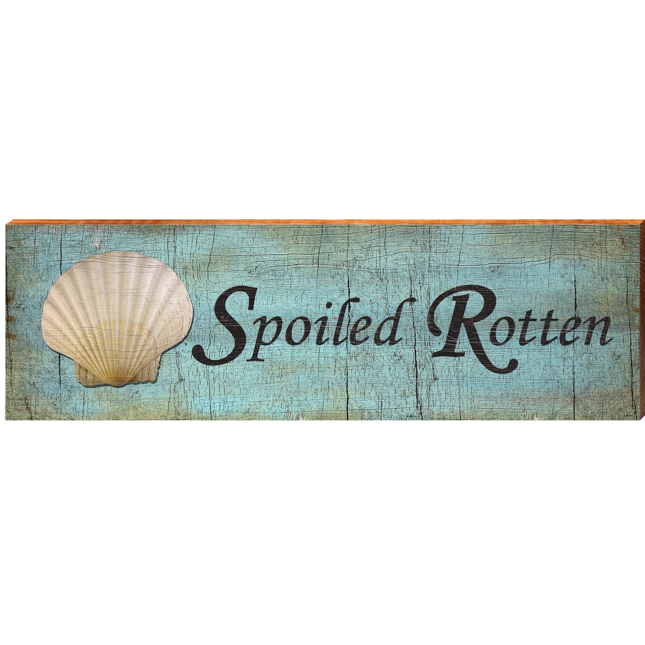 Mill Wood Art Spoiled Rotten Sea Shell Blue SPO2 - Tween 5.5