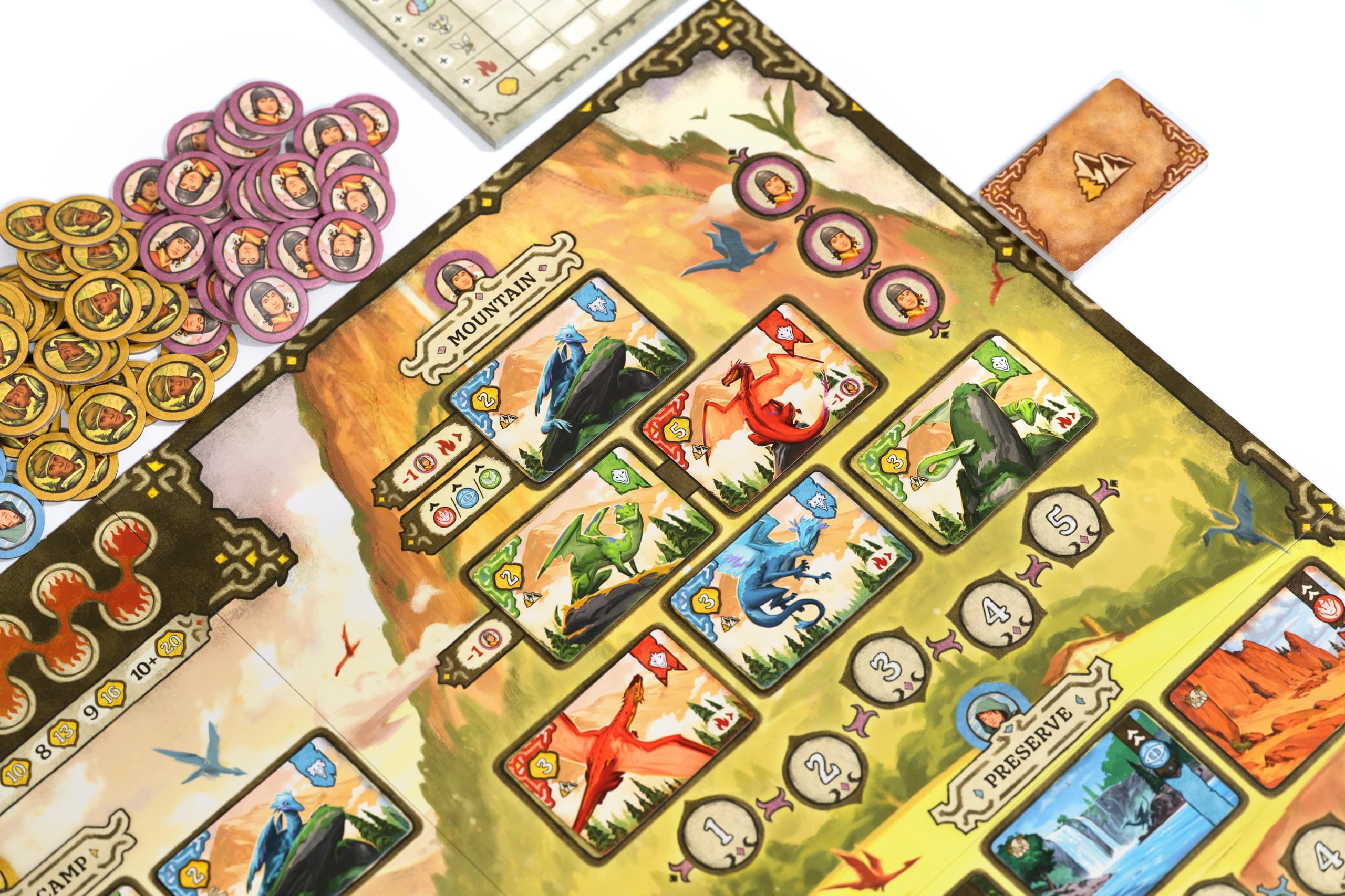 Mindclash Games Emberheart – Mittelschweres Worker Placement & Dragon Rescue Strategie-Brettspiel, 2–4 Spieler, 60–90 Minuten Spielzeit, Fantasy-Strategie-Abenteuer