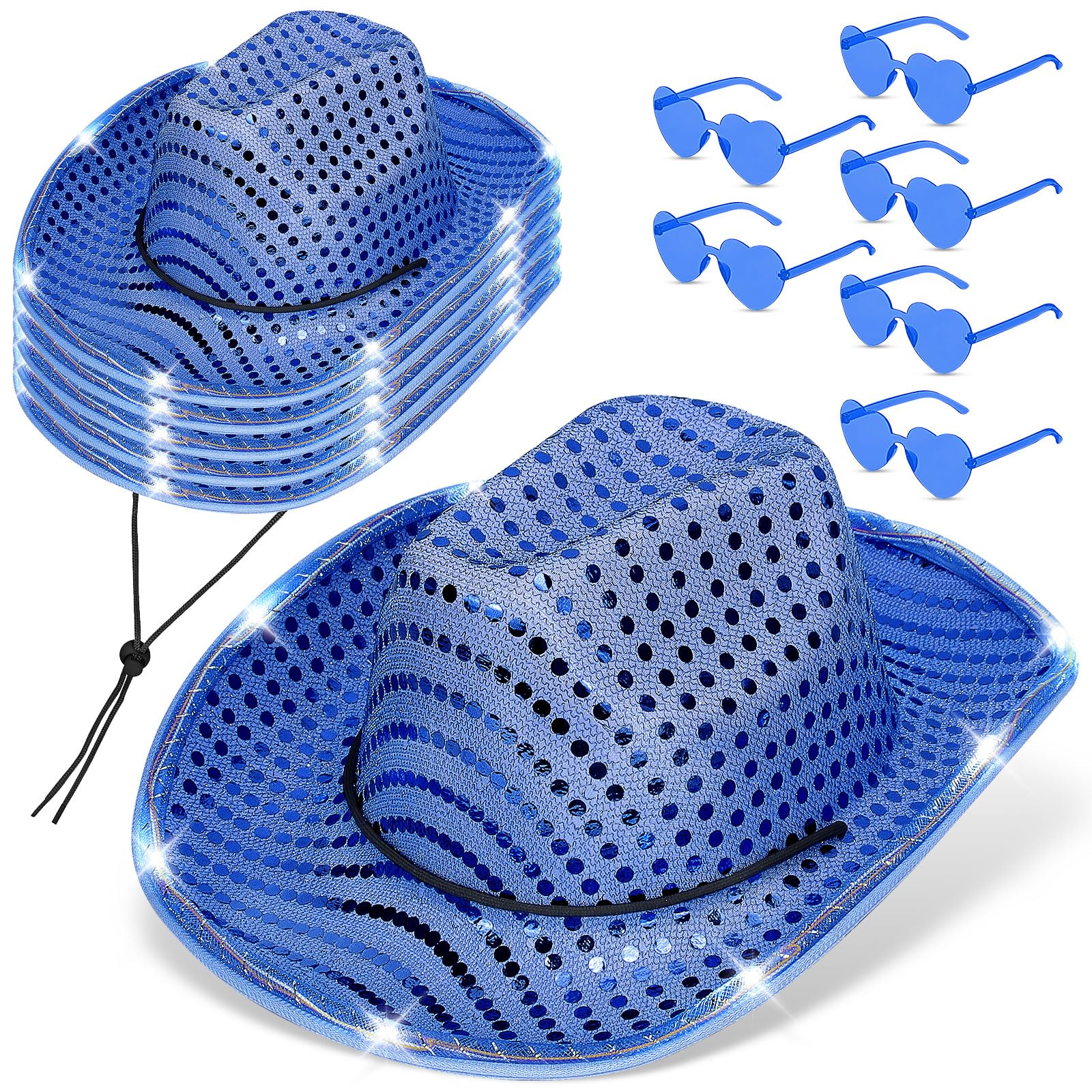12Pcs Cowboy Hat Bulk