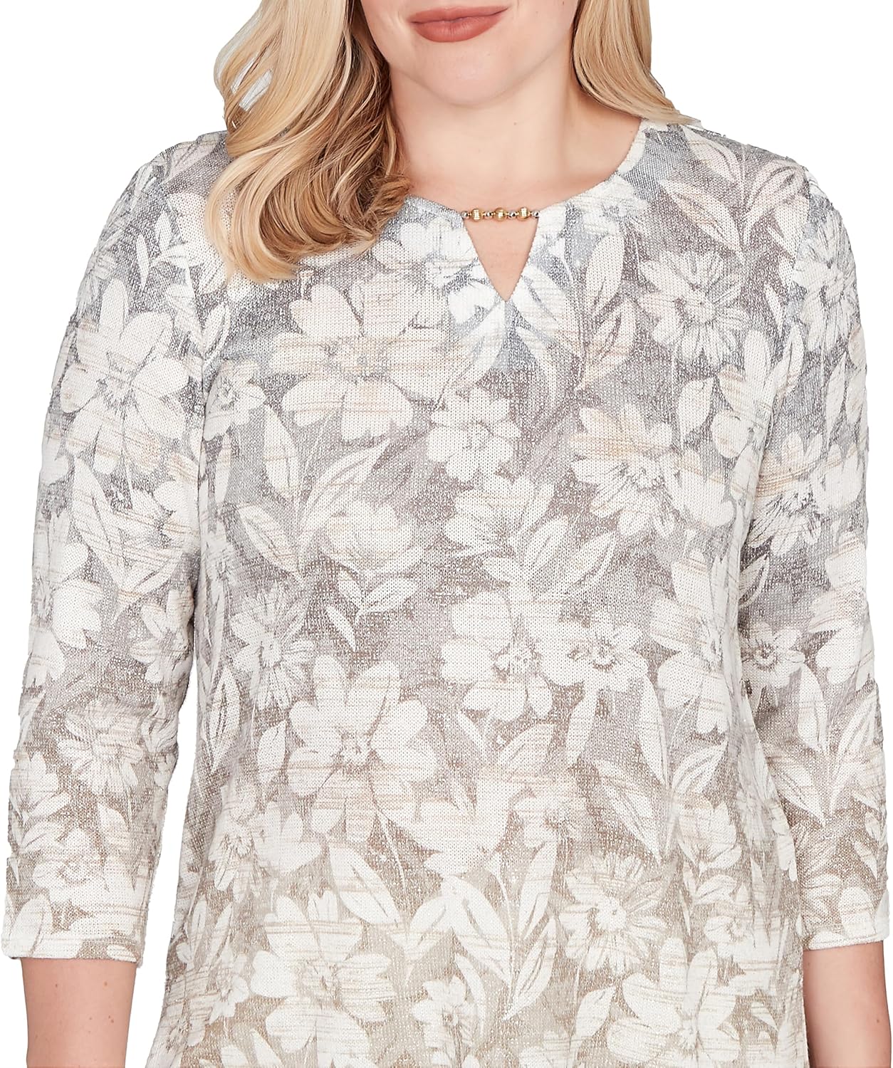 Ombre Floral Knit Top