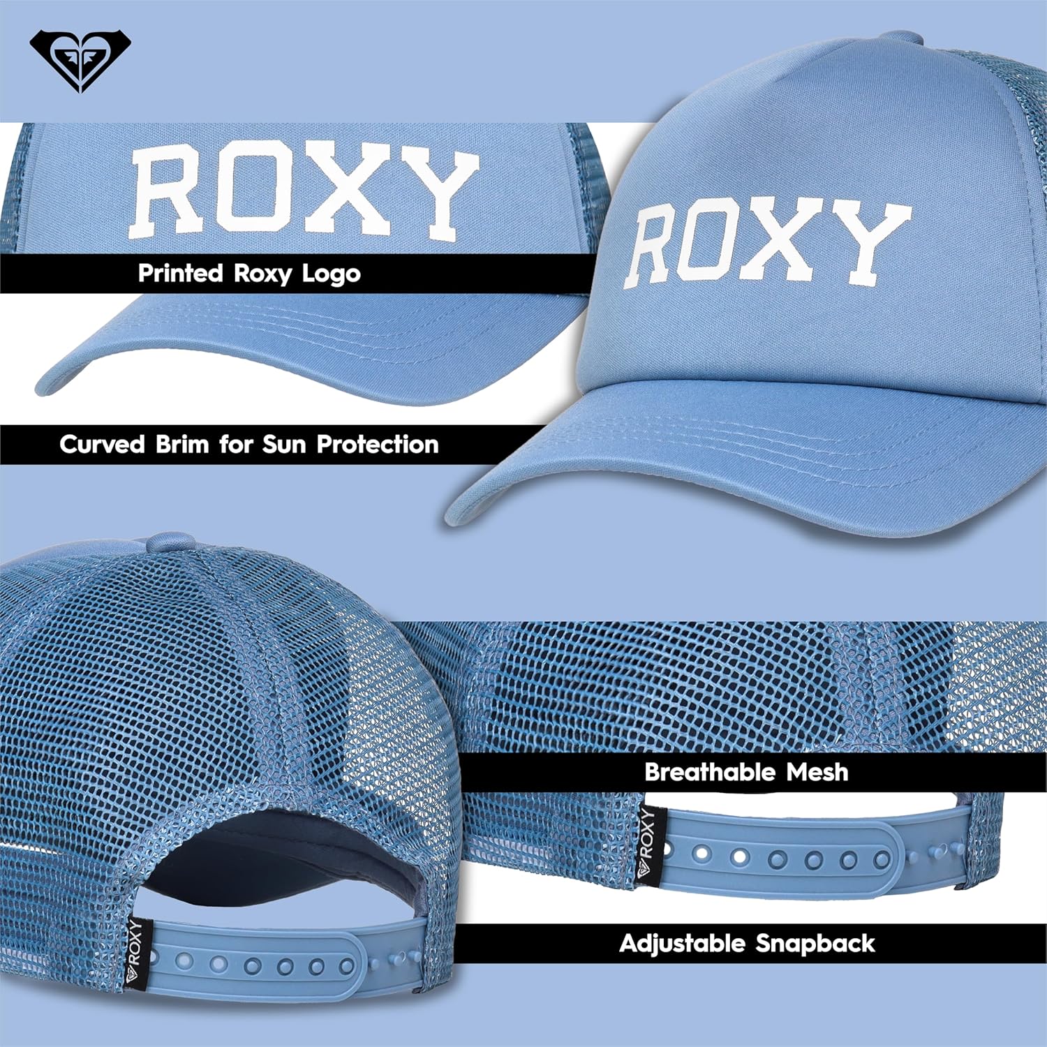 Roxy Womens Meet The Queen Trucker Hat - Image 2