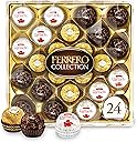Ferrero Collection, Premium Assorted, Hazelnut, Dark Chocolate and Coconut, 24 Count Holiday Gift Box, 9.1 oz