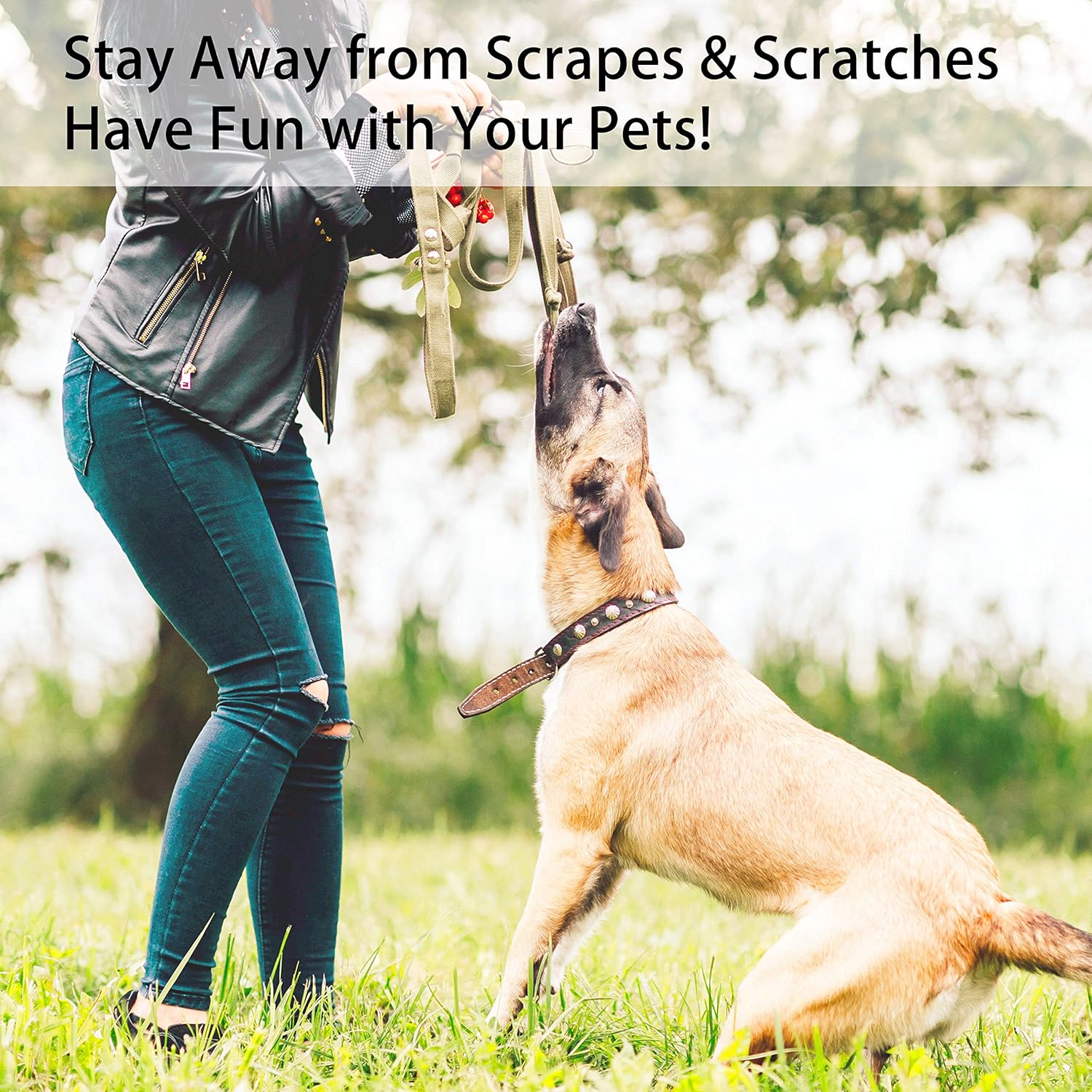 Cut Resistant Sleeves with Thumb Hole 18" Arm Protection Bite Proof for Thin Skin Anti Abrasion Safety Arm Guard for Garden Kitchen 1 Pair - Image 7