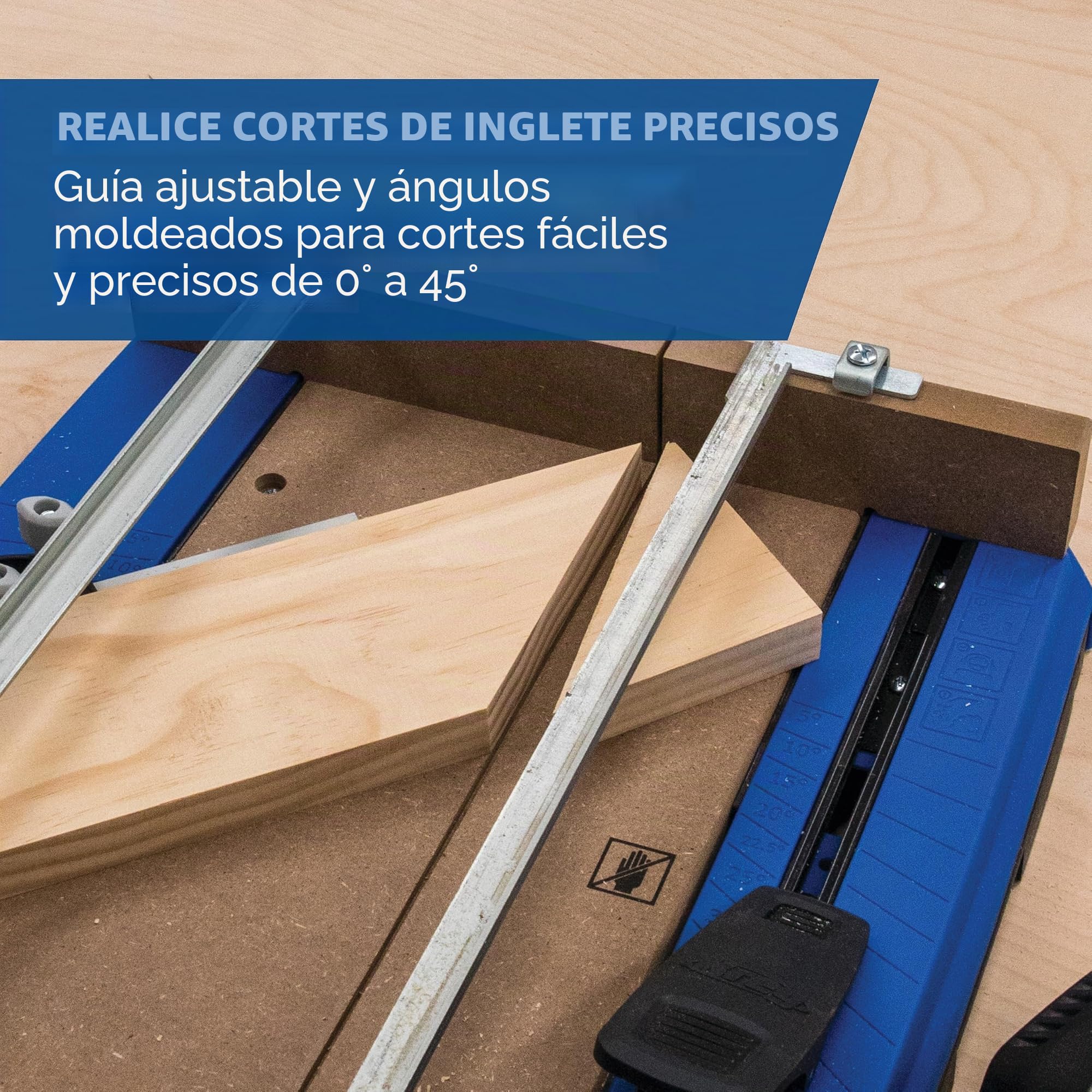 Kreg KMA4100 Estación de corte transversal - para resultados de sierra ingletadora - Guía de sierra circular variable - Estación de corte transversal portátil - Herramientas y accesorios de