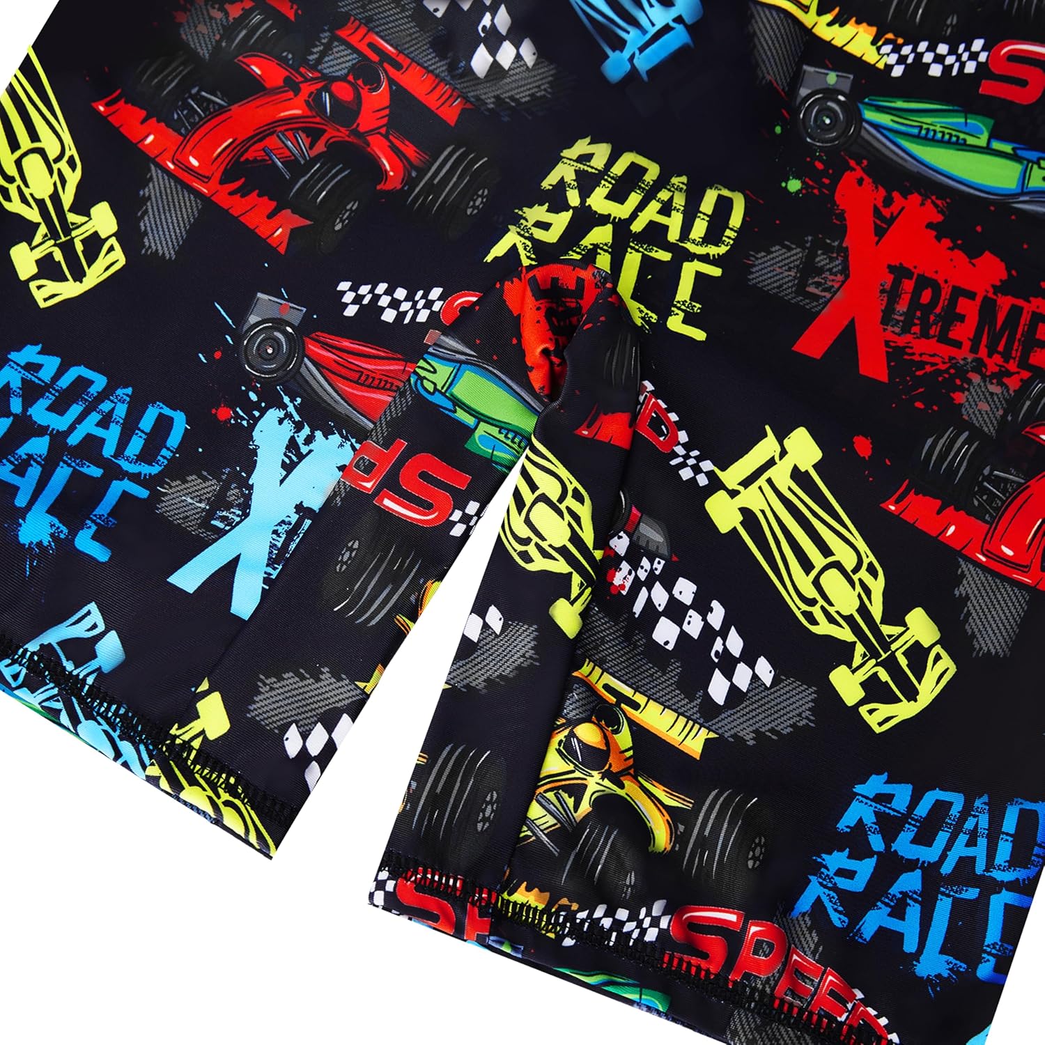 Boys UPF 50+ One-Piece Rash Guard Swimsuit Artist Print Zip-Front Sunsuit - Image 5