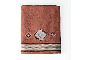SKL Home Rust 25" x 50" Western Bathroom Cotton Towel