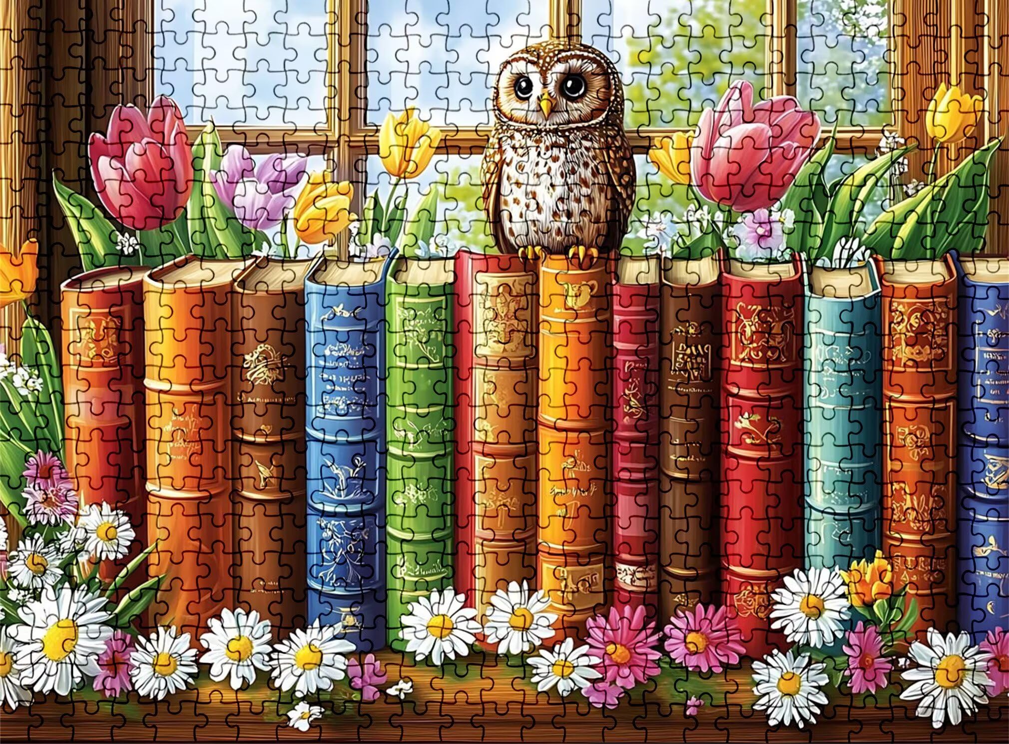 Puzzle 3000 elementów, drewniane puzzle dla dorosłych - Impossible Puzzle 122 x 81 cm niffy gra myśleniowa i łamigłówka dla kobiet i mężczyzn, gra rodzinna na wieczory z grami, prezent dla kobiet