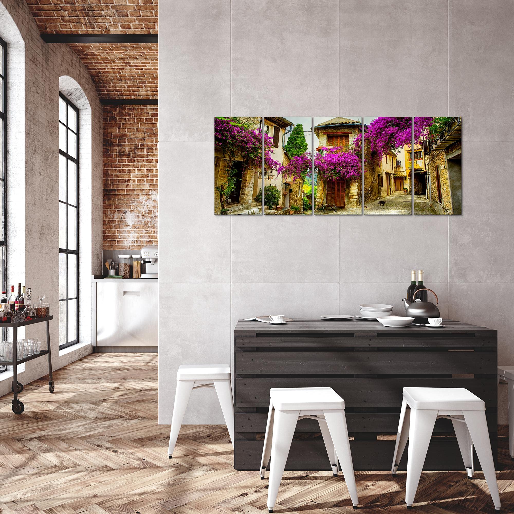 Runa Art Peinture Fleurs Toscane Impression sur Toile intissee Decoration Murale Salon Chambre 607756b
