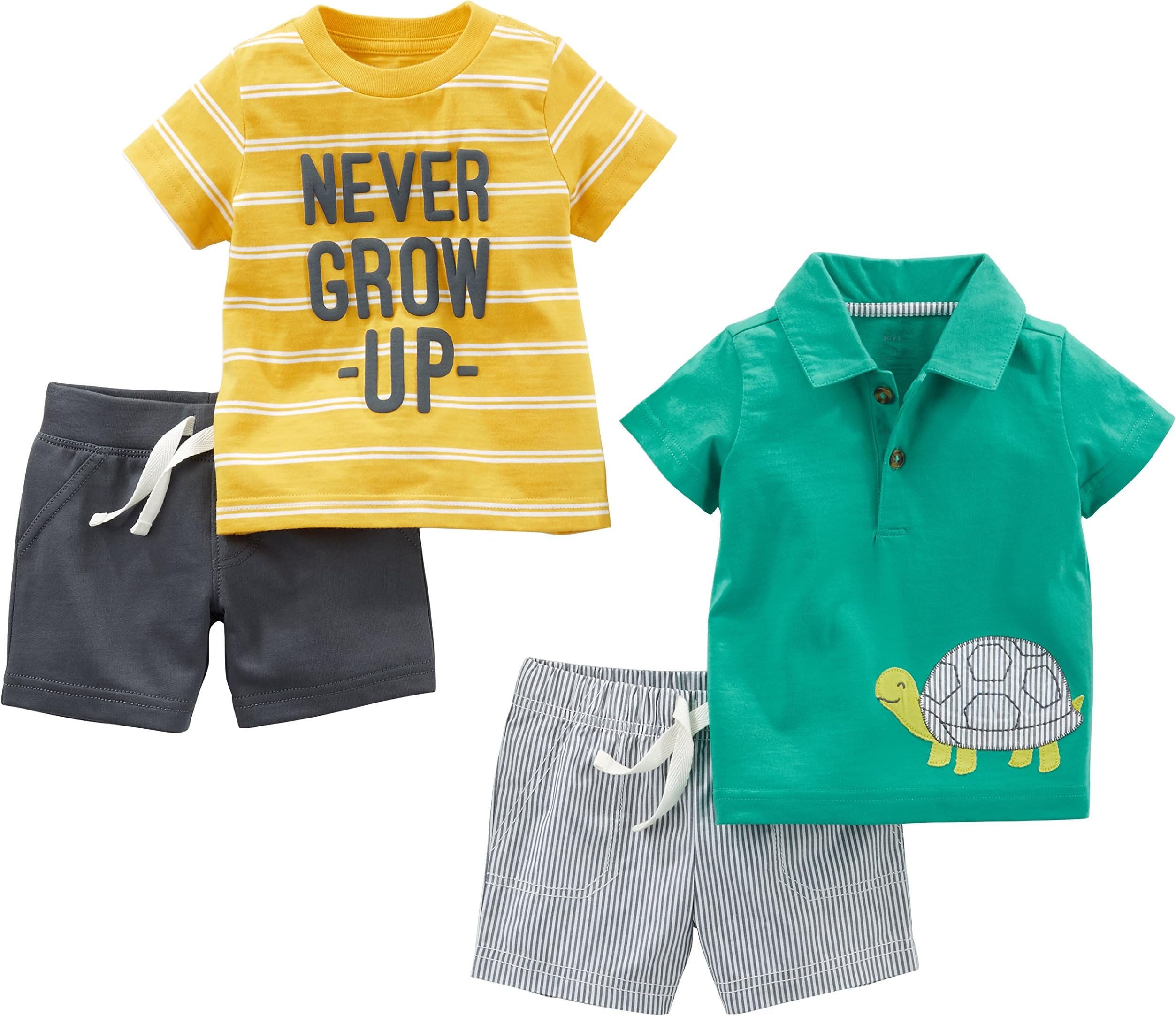 Baby Boys' 4-Piece Playwear Set