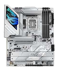 ASUS ROG STRIX Z890-A GAMING WIFI Z890 LGA 1851 ATX motherboard, Intel Core Ultra Series 2 Ready, Advanced AI PC-ready, 16+2+1+2 stages, DDR5, WiFi 7, 2.5G, 5x M.2, Thunderbolt 4, USB Type-C, AI OC