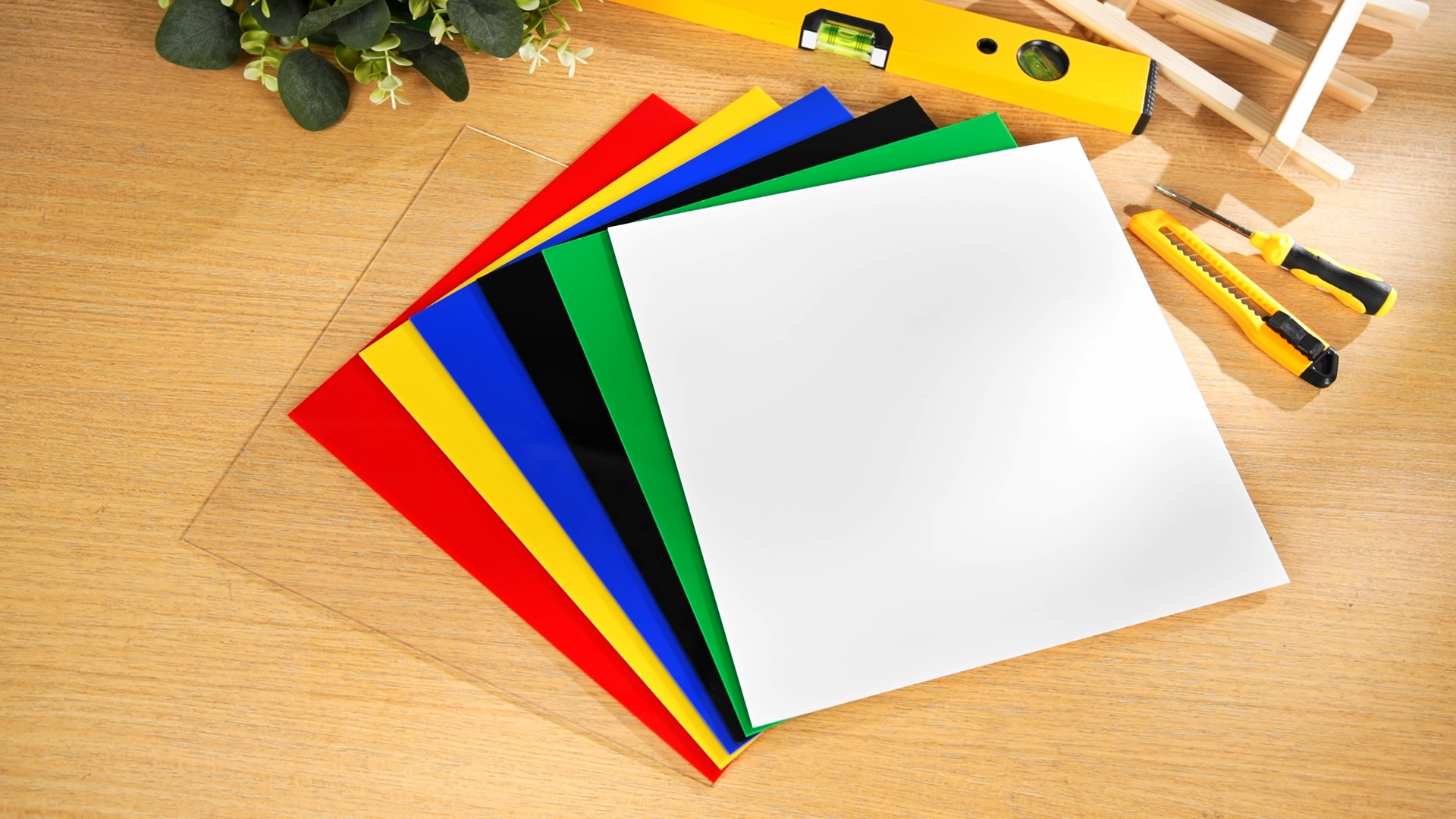 Image of Outus 4 Pcs 1 /16 Inch Thick Black Acrylic Sheet 12 x 12 Inch Black Acrylic Sheet Plastic Panel Cast Glass Sheets for DIY Handcraft Decor Picture Frame Paintings Display Art Craft