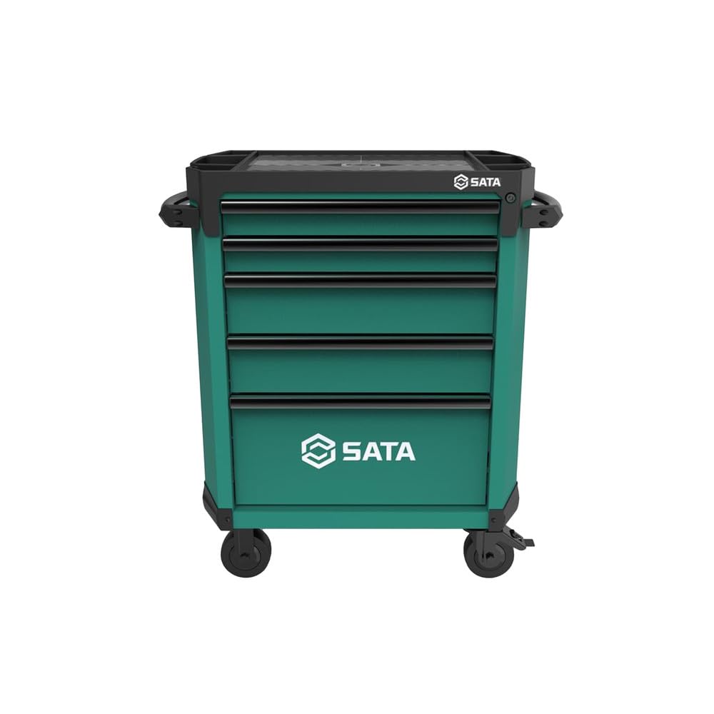 Carrello professionale 7 cassetti verde