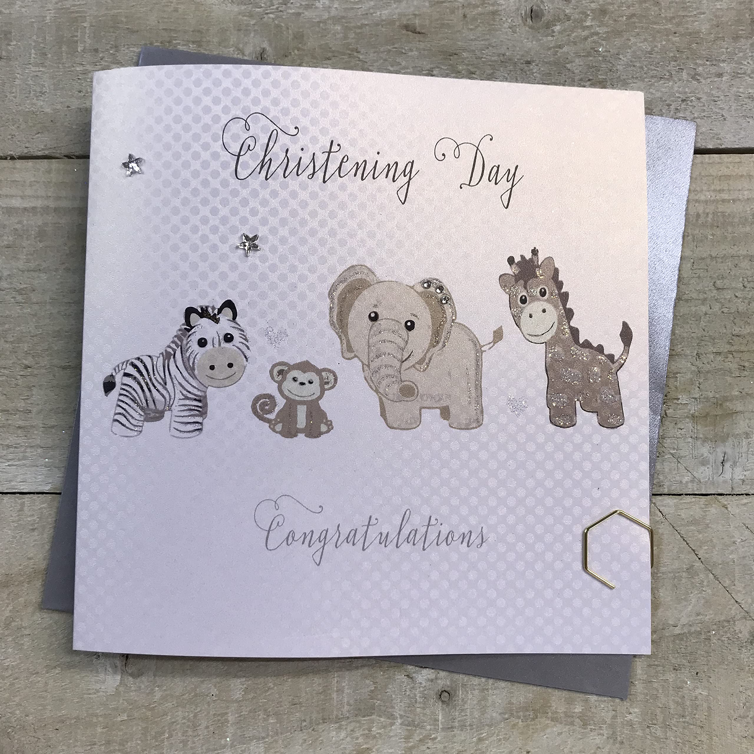 White Cotton Cards ``Special Goddaughter Congratulations Sur Votre Jour