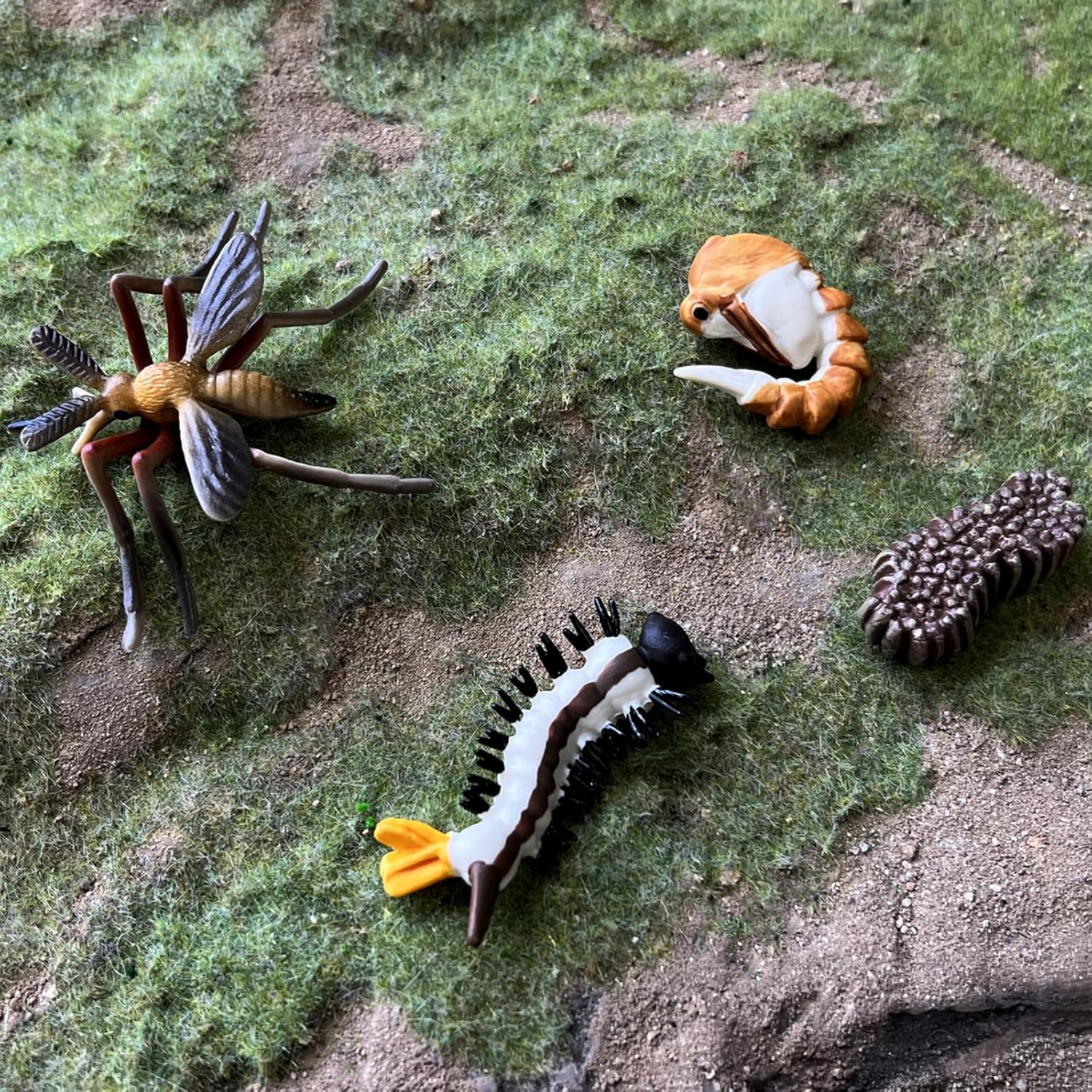 Gemini & Genius Life Cycle of Mosquito and Dragonfly Figurines, Insect Growth Diary Action Figures, Super Fun for Learning Gifts, Party Favors, Treasure Box Prizes, Goodie Bag Fillers, Family Fun