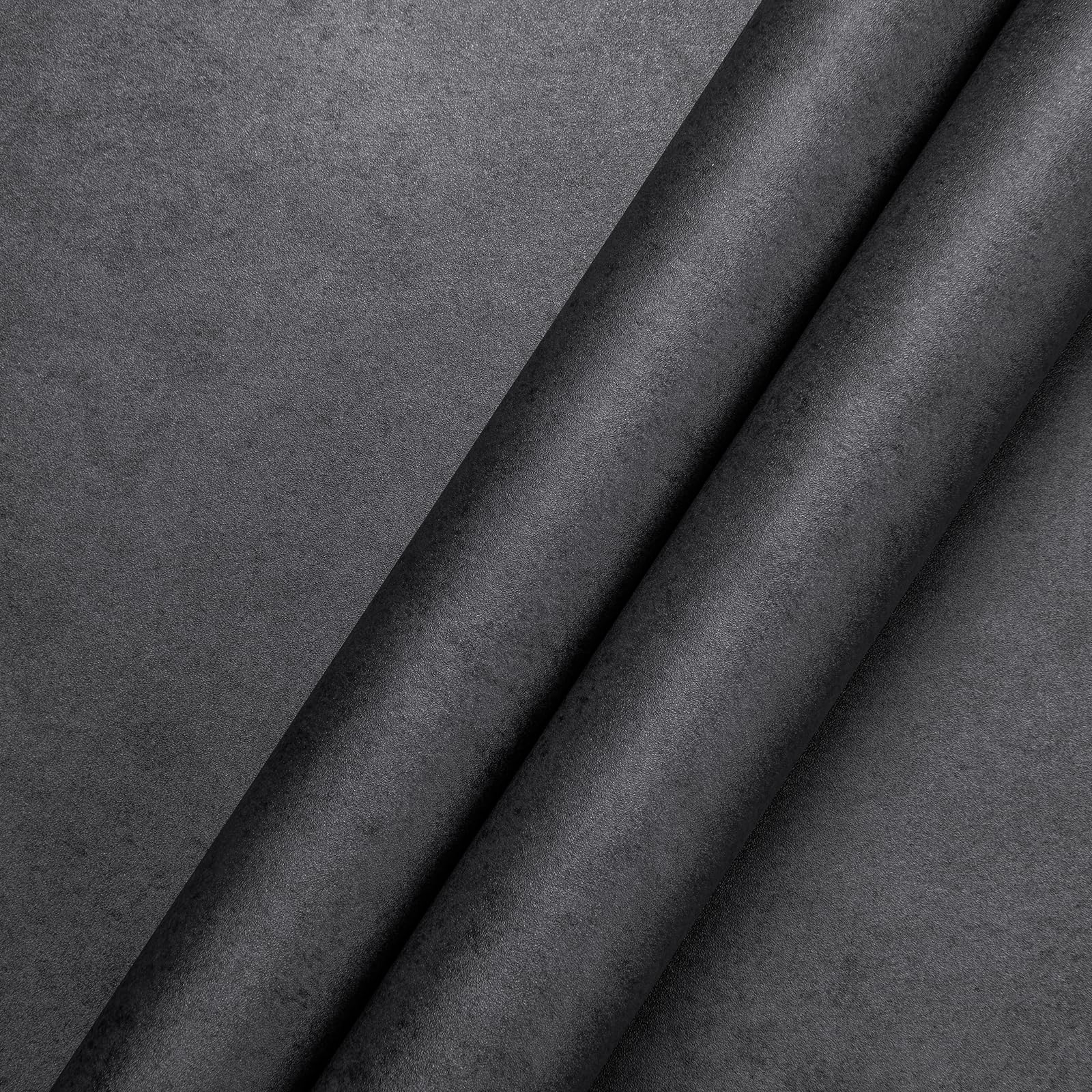 Black Grey Concrete Wallpaper Peel and Stick Wallpaper Contact Paper 3D Cement Textured 24in X 393in Wallpaper Thick Vinyl Contact Paper for Bedroom Walls