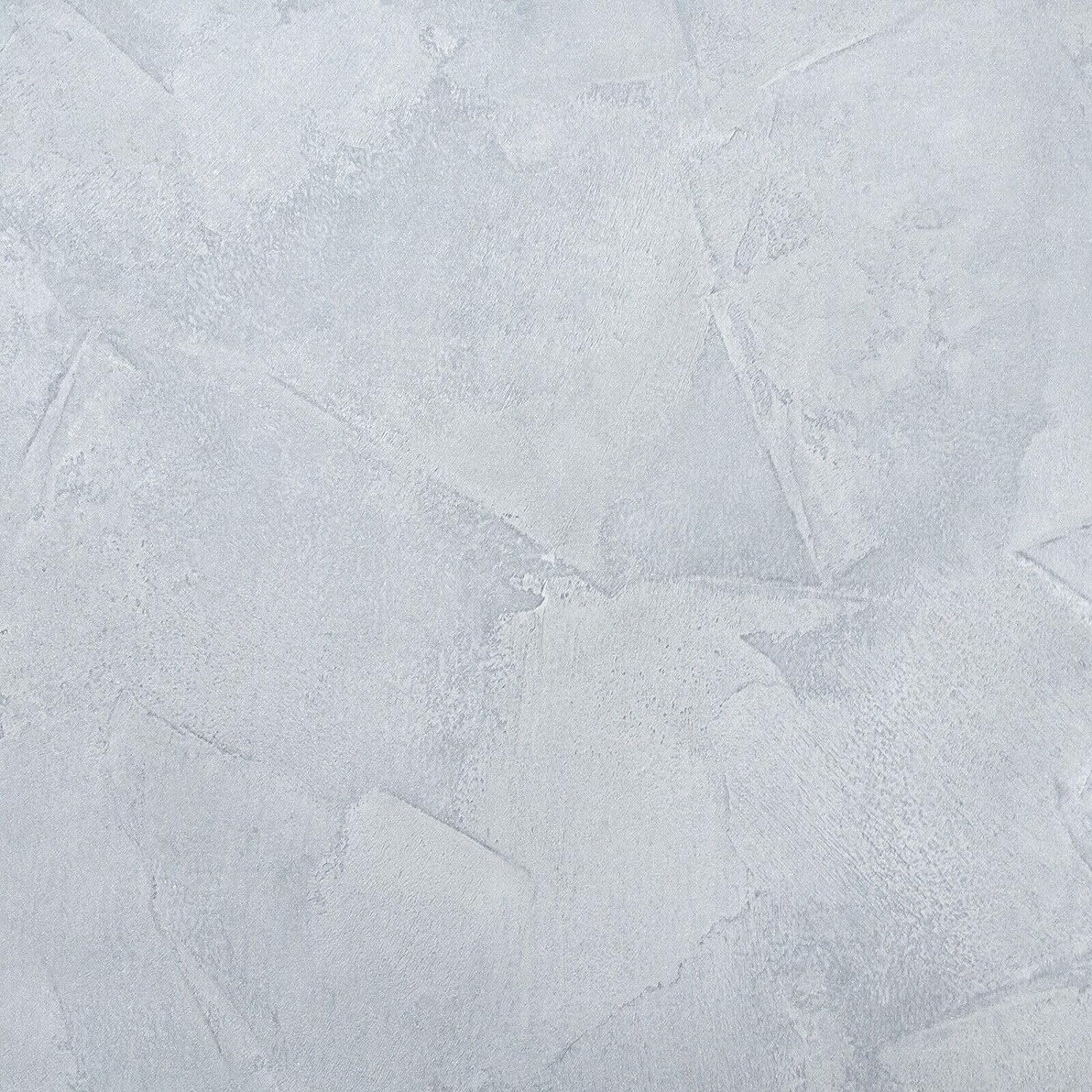 Sophie Laurence Grey Concrete Effect Wallpaper - Plain Textured Non-Woven Vinyl Paste The Wall Wallpaper For Living Room Bedroom Kitchen (Sample, )