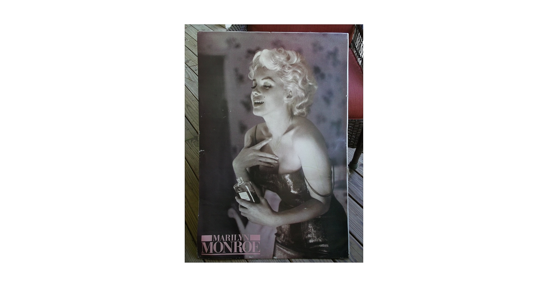 Amazon.com: Marilyn Monroe Chanel No.5 Print Very Rare