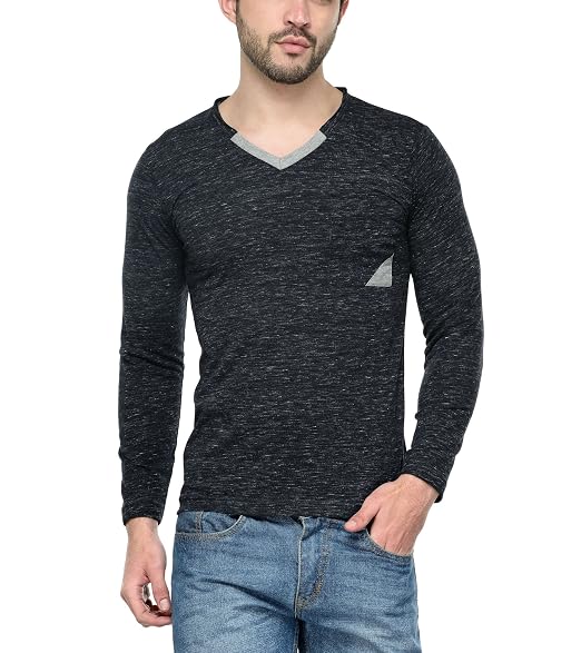 V Neck T-Shirt with Pocket at Amazon 