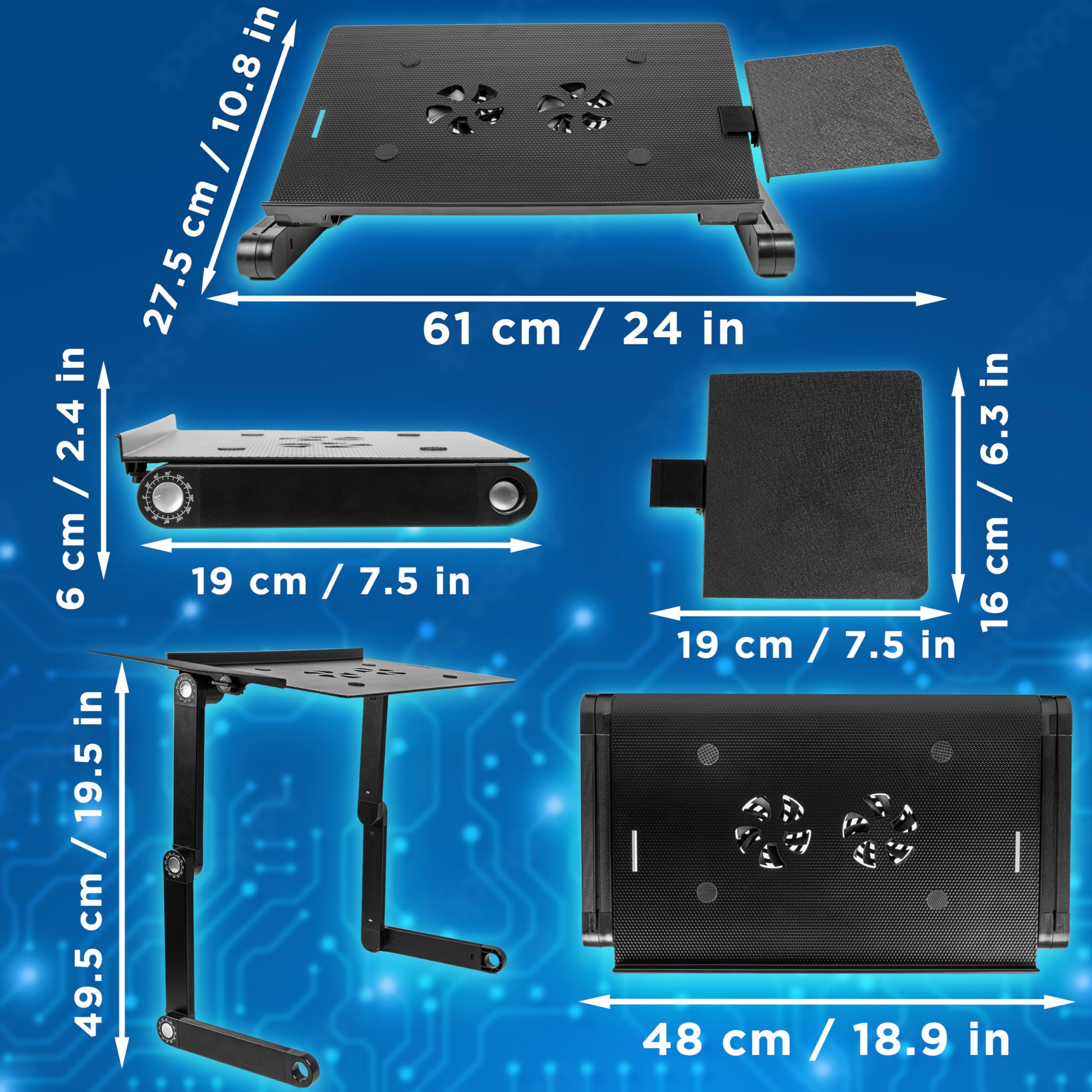 Duronic Laptopstandaard en | Laptopstandaar