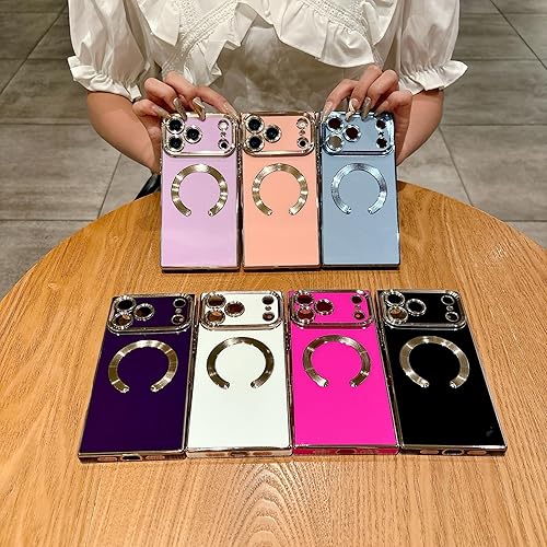 Miniatura 10 de Owncase Funda magnética cuadrada para iPhone 11 Pro Max compatible con Magsafe protección completa de la cámara y esquinas reforzadas galvanizadas,