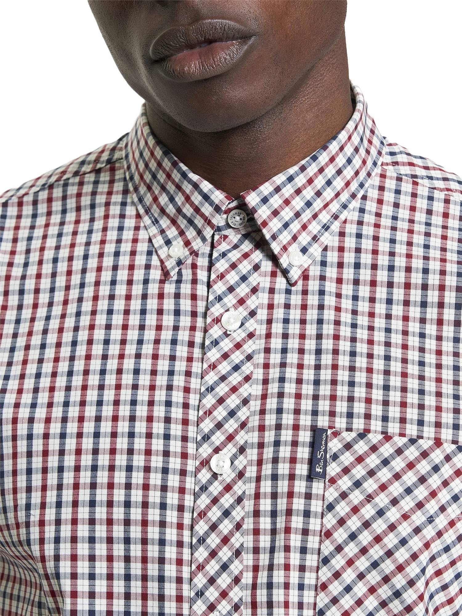 Ben Sherman LS Signature Gingham Camisa Hombre