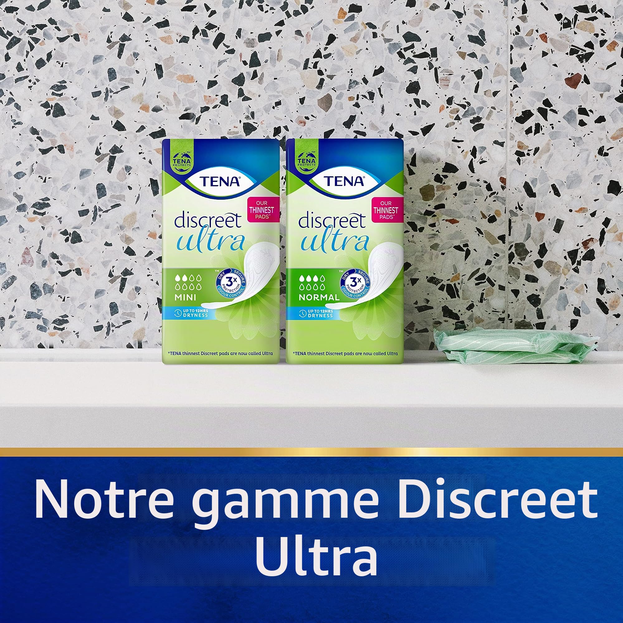 Serviettes TENA Discreet Ultra x128