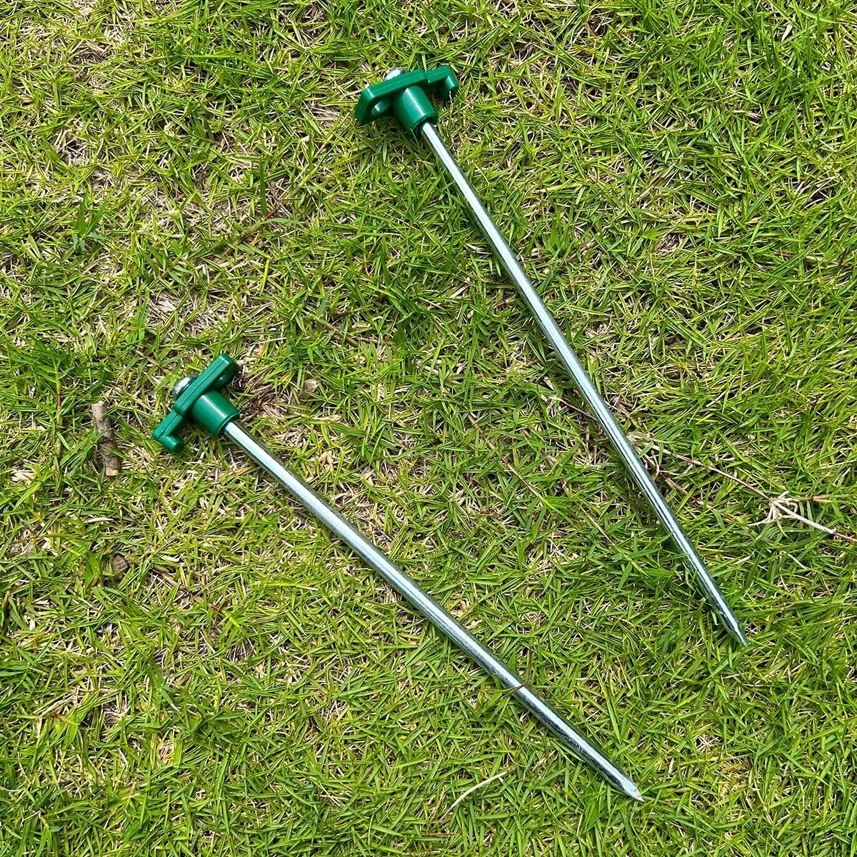 BetterJonny Zeltheringe, 17,8 cm, rostfrei, Familien-Pop-Up-Haushalt, strapazierfähig, verzinktes Metall, Zeltheringe, Gartenklammern, Bodenstifte, Camping, Zaunhaken, 20 Stück