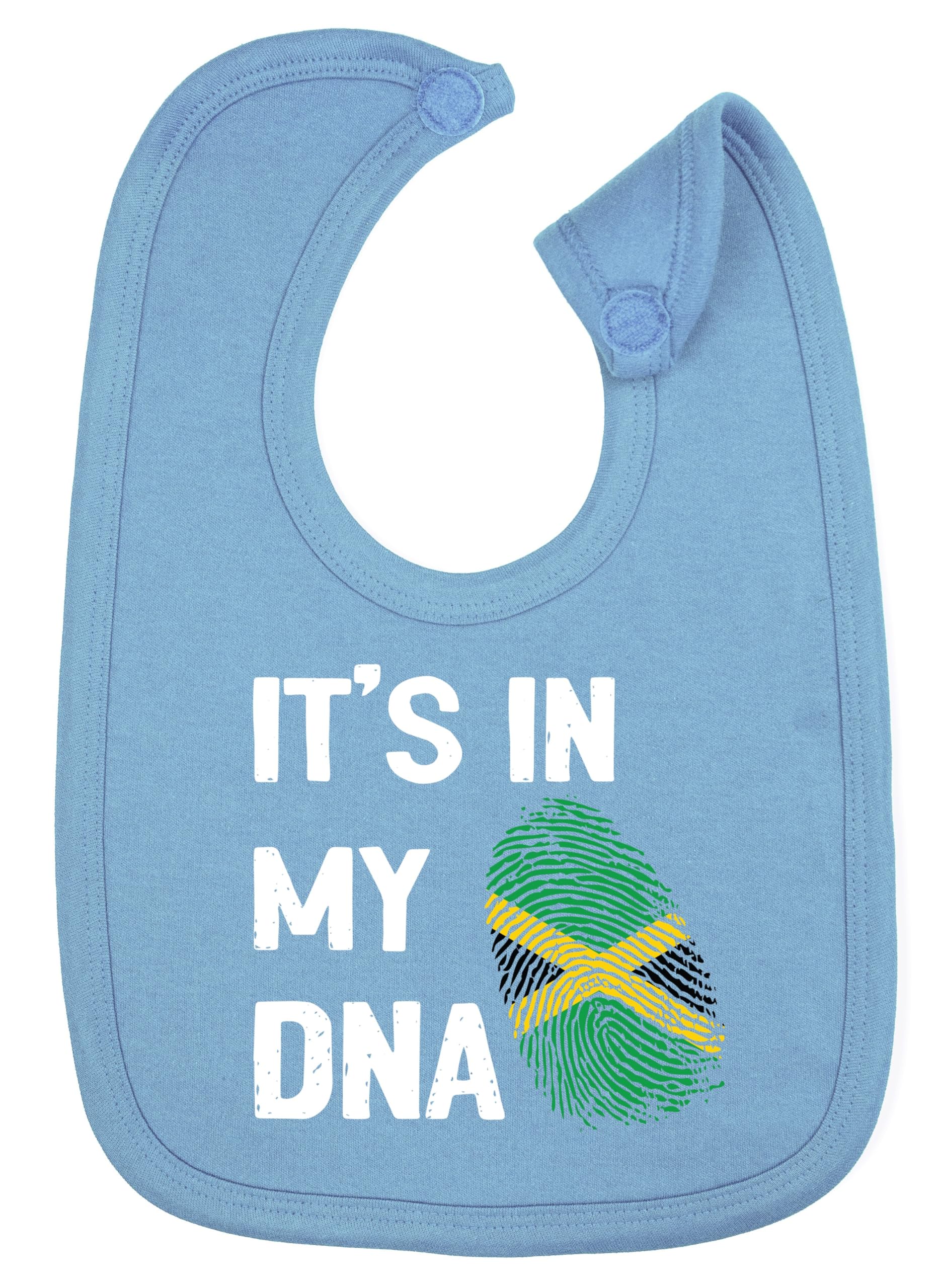 Hippowarehouse it's in my dna jamaica cotton baby nursing bib boys girls 35cmx22cm