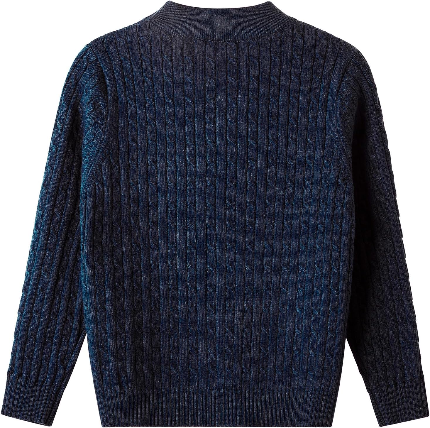 Danny D Boys & Girls Chunky Thick Long Sleeve Pullover Sweater Needle Cable Knitwear Slim Fit Jumpers Tops