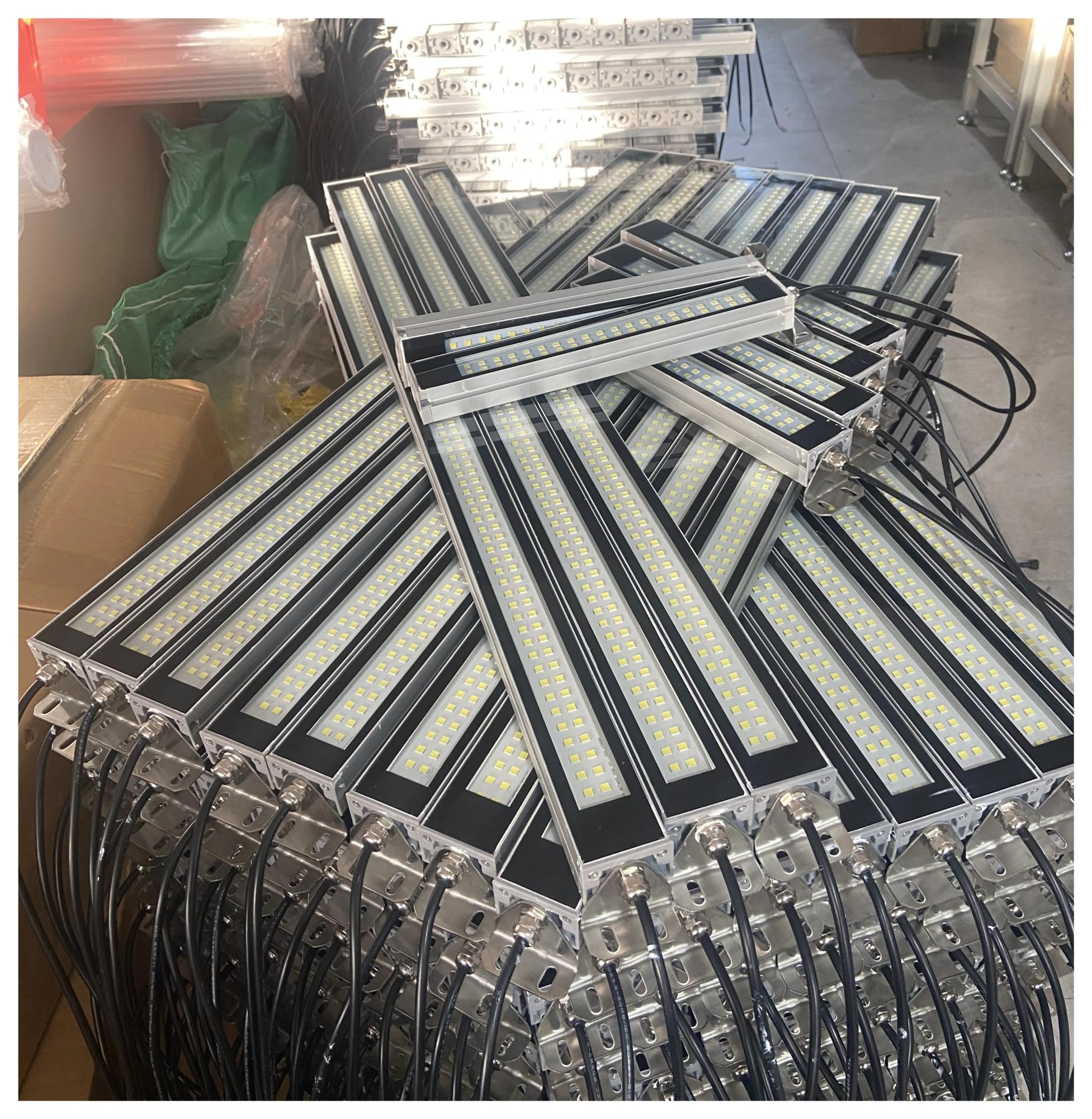 22CM/35CM/40CM/53CM Led obrabiarka światło robocze wodoodporna olejoodporna lampa tokarka CNC oświetlenie przemysłowe stop aluminium Wysoka jasność(40CM,DC 24-36V)