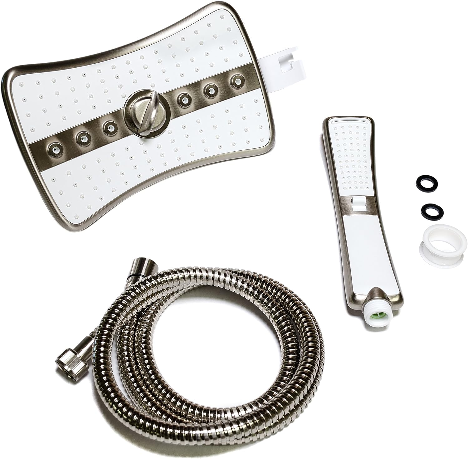 Buy AKDY 9 Inch 4Spray MultiFunction Rainfall Shower Head & Shower