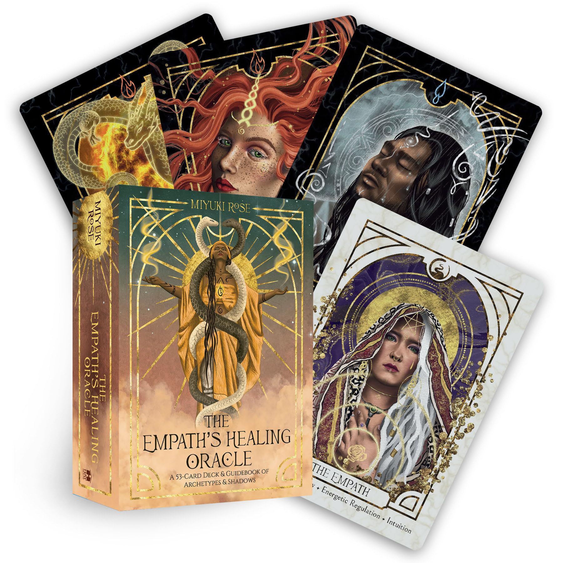 The Empath's Healing Oracle: A 53-Card Deck & Guidebook of