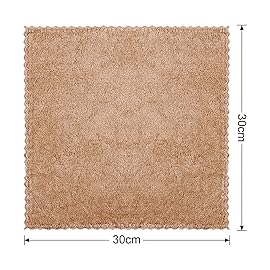 Syhood 12 Pieces Face Wash Cloth 12 x 12 in Makeup Remover Cloths Towel Coral Velvet Facial Microfiber Soft Fast Drying Facial Cleansing Towel for Face(Assorted Color)