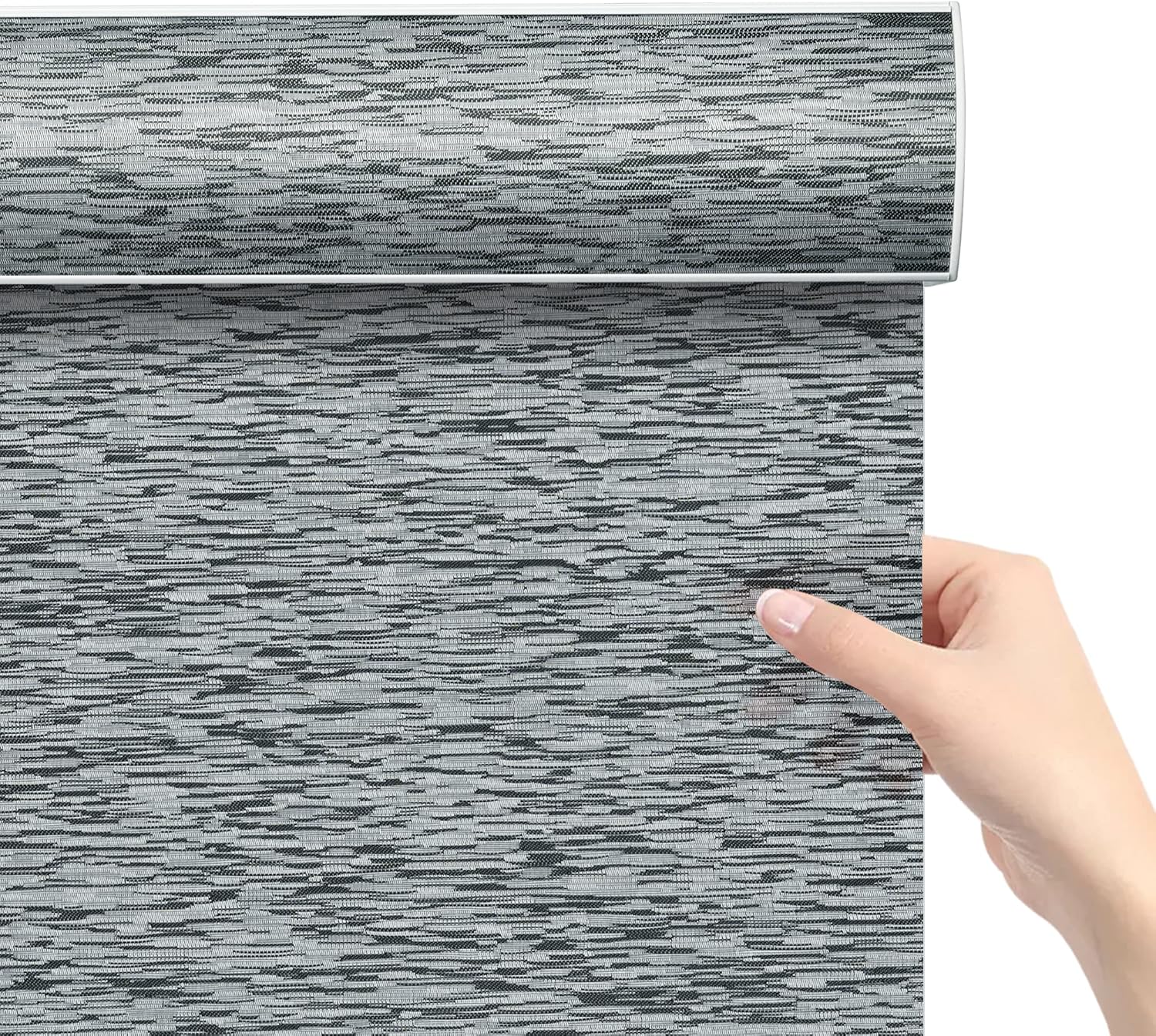 HOTSOON Light Filtering Roller Blinds for Windows Cordless