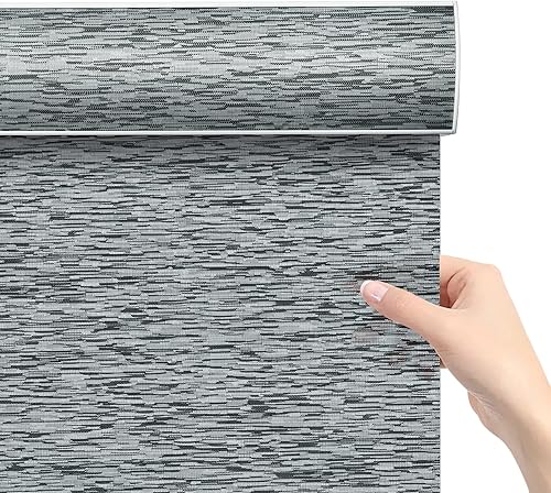 Persianas enrollables con filtro de luz para ventanas, sin cordones, de jacquard con cenefa de casete, cortinas semitraslúcidas para ventana en