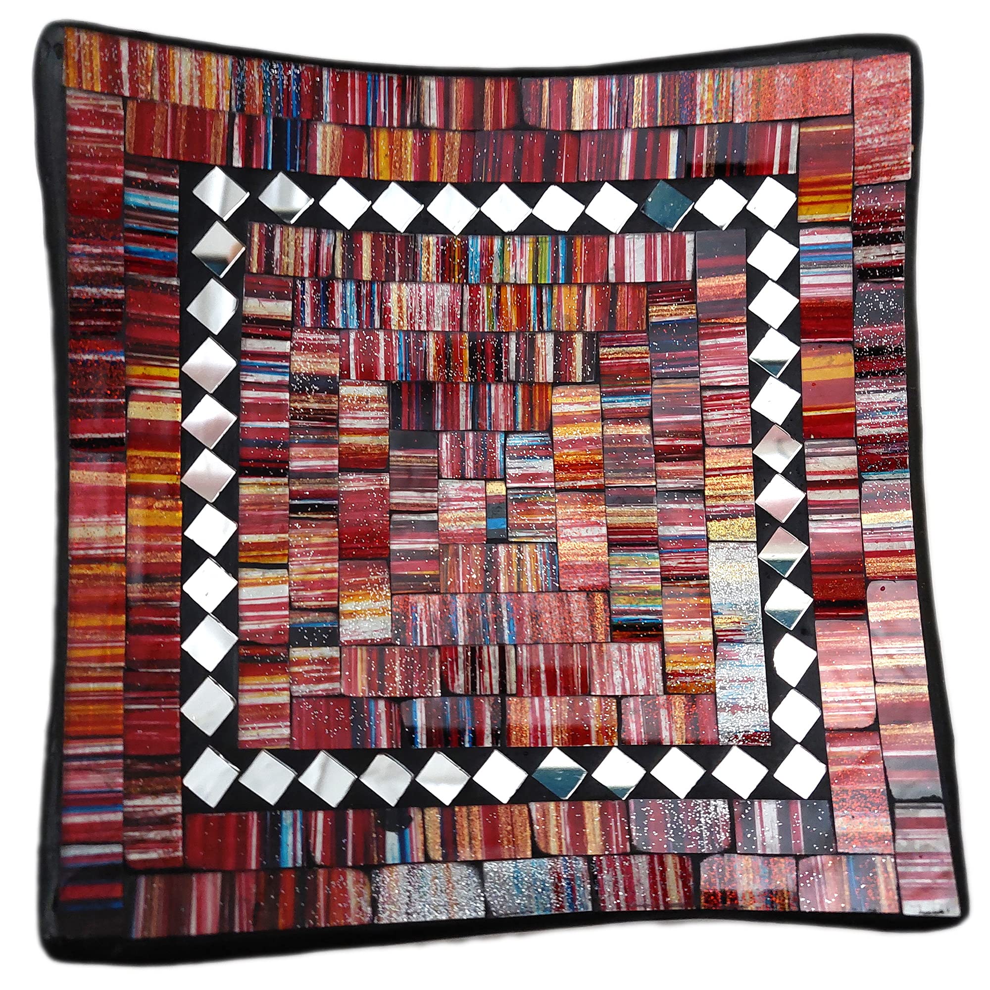 ART-CRAFT Dekoschale Mosaikschale champur mit Spiegel Tonsch