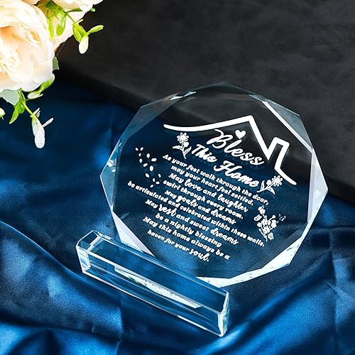 Miniatura 5 de Regalos de inauguración de la casa, decoración de cristal para el hogar, regalo de inauguración de la casa, regalo para el nuevo hogar, regalos de