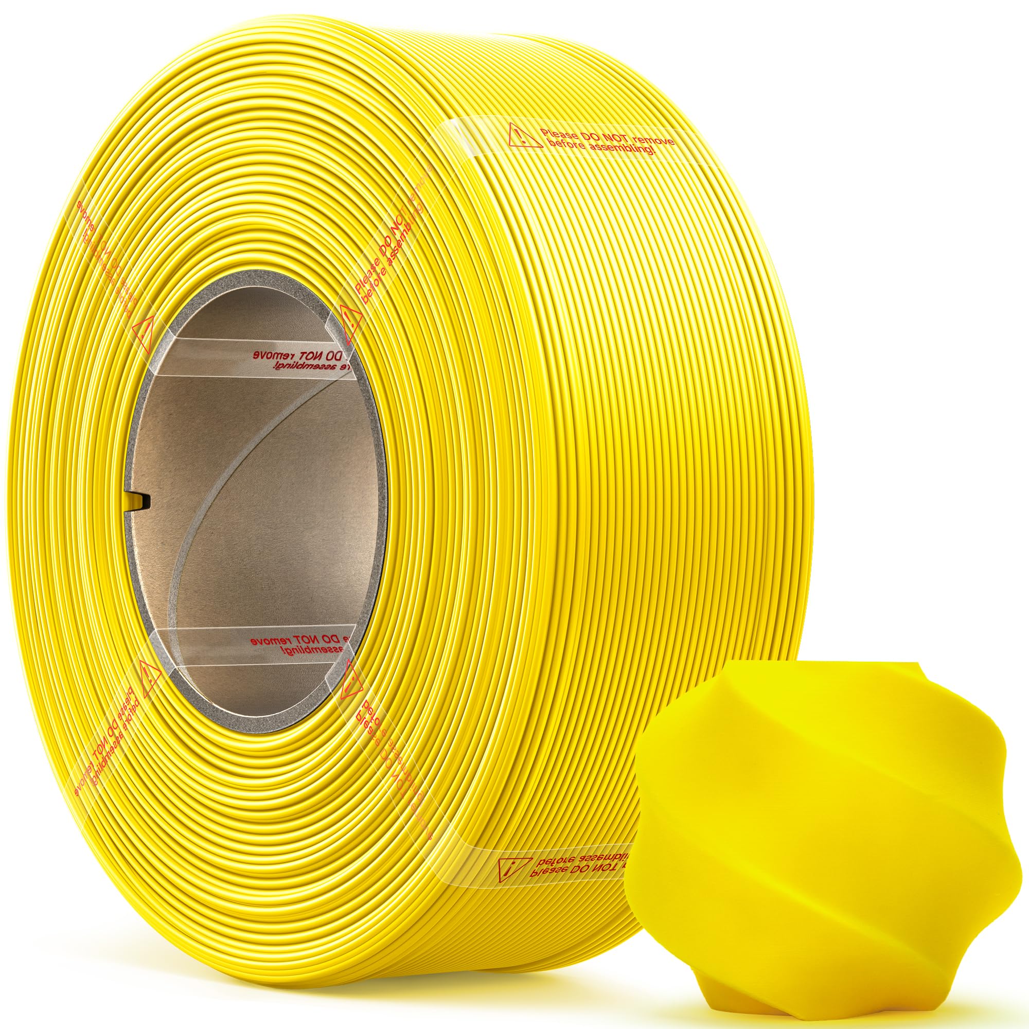 MarsWork PLA Basic, Pre-Dried Refill Filament 1kg (2.2lbs) for Reusable Spools, 1.75mm Spool-Less 3D Printing Filament, Compatible with Bambu Lab 3D