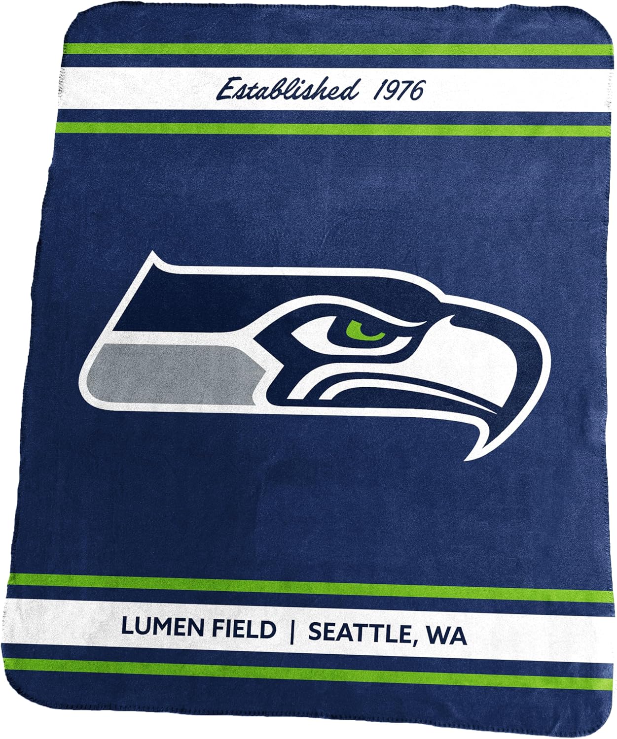 Logo Brands Pro Football Classic Fleece Throw Blanket - 50" x 60" (Detroit - Lions Throwback)