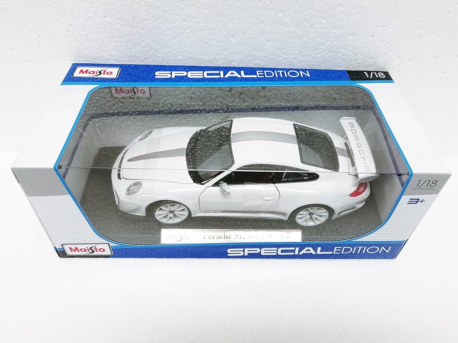 Amazon | Maisto White Porsche 911 GT3 RS 4.0 - 1:18 Diecast
