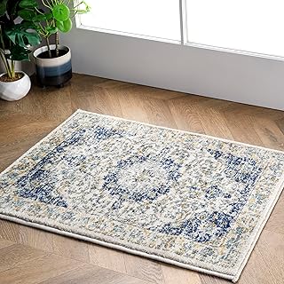 nuLOOM Paisley Vintage Persian Area Rug, 2' x 3', Verona Blue