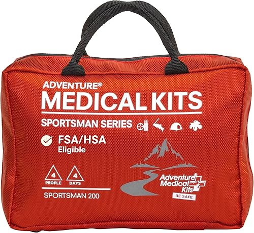 Adventure Medical Kits Sportsman Series Kit médico - 200 - Kit de primeros auxilios para camping, senderismo, caza y más - para 4 personas durante 4