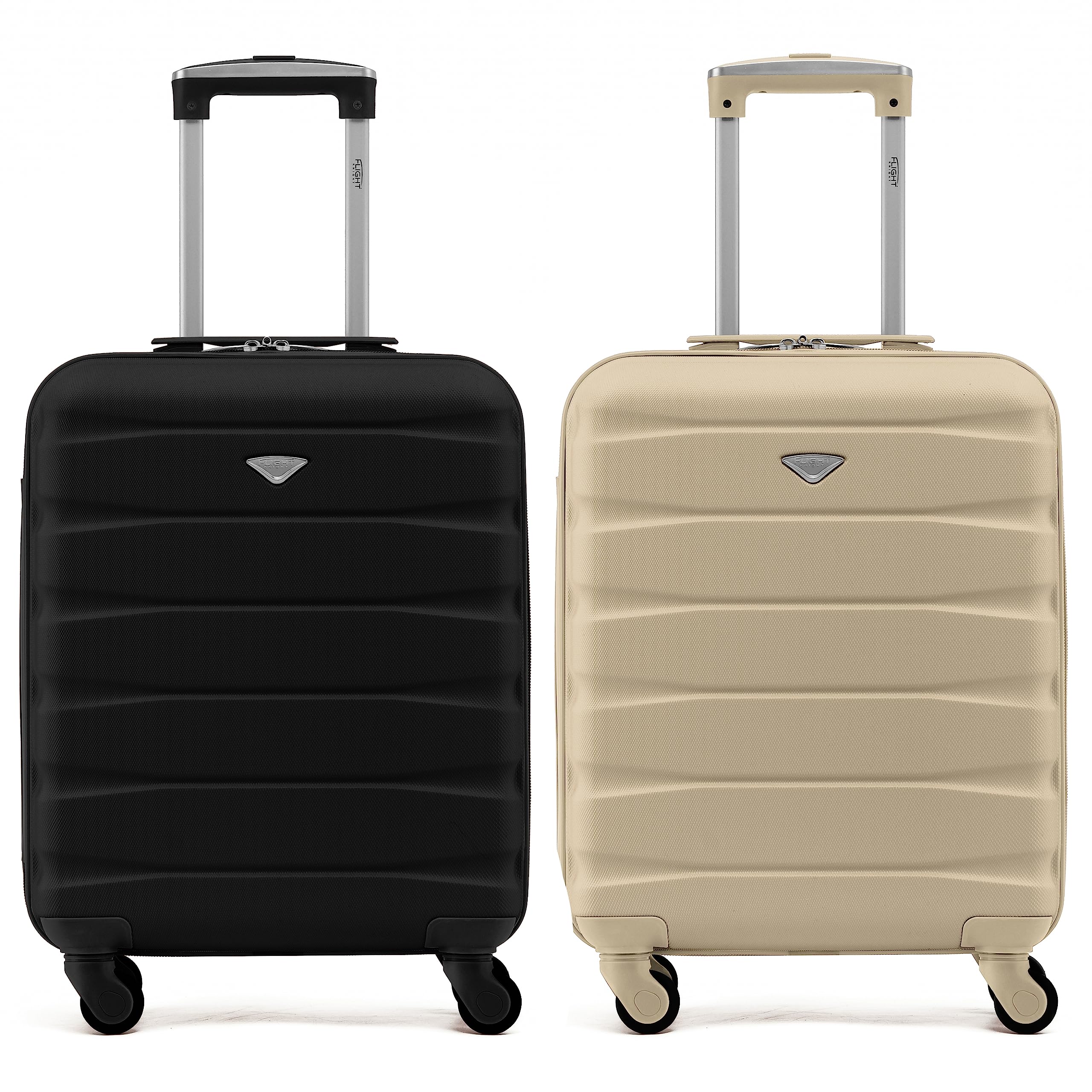 Flight Knight Suitcase Set of 2 Lightweight 4 Wheel ABS Hard Case Cabin Carry On Hand Luggage Approved for Over 100 Airlines Including easyJet, British Airways, Ryanair & Many More 55x35x20cm — view 25